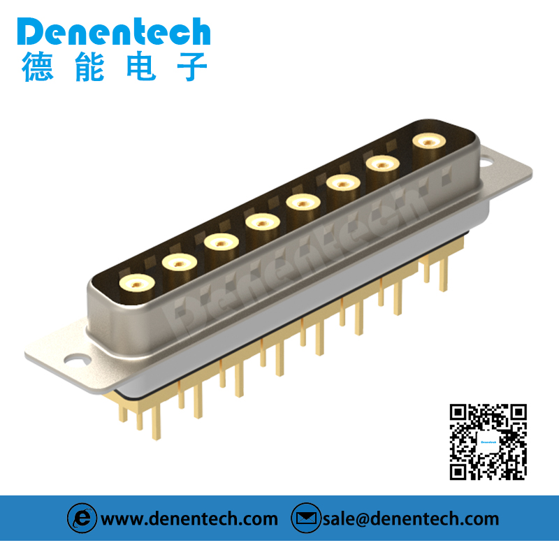 Denentech Factory direct sales 8W8 high power DB connector male coaxial straight DIP power connector plug d-sub connectors